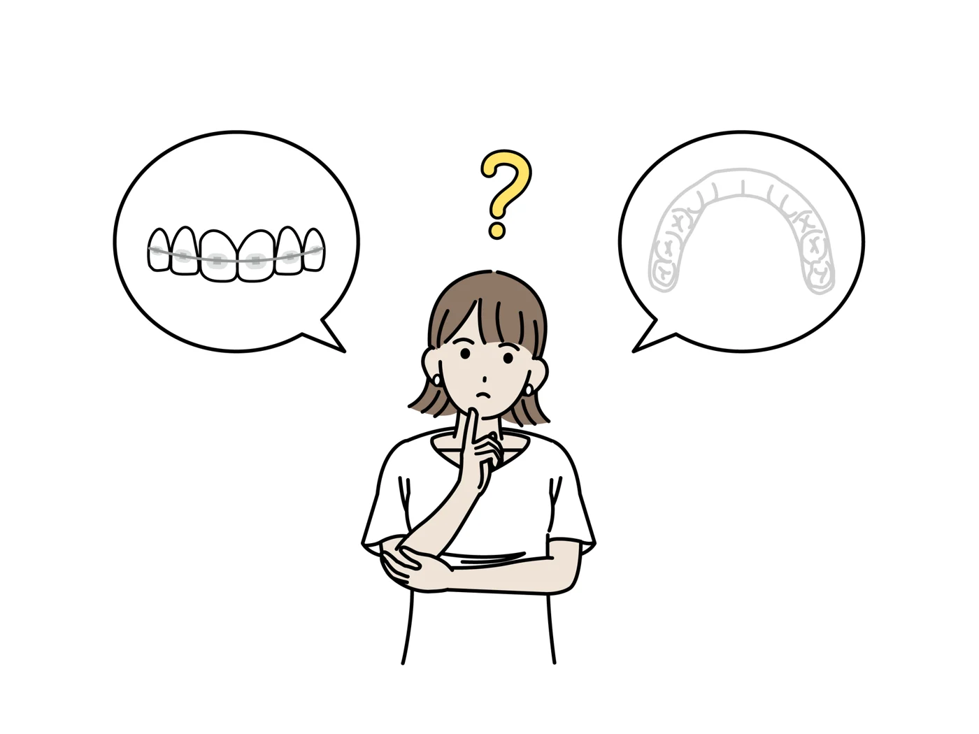 ワイヤー矯正とマウスピース矯正どっちがいい?費用と期間を比較【日本歯科札幌院長が解説!】の参考画像